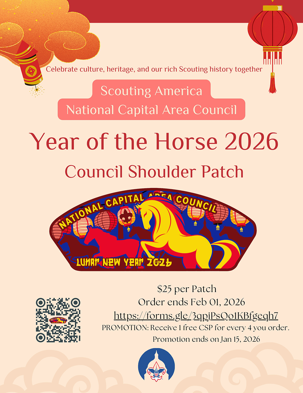 Year of the Horse 2026: Council Shoulder Patch